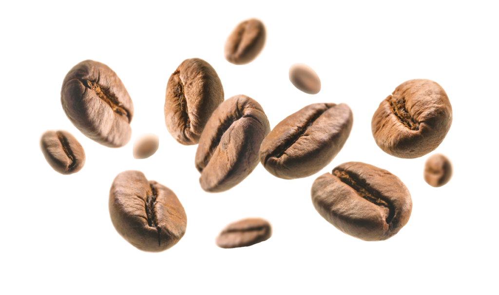 دانه های قهوه ترنسپرنت png