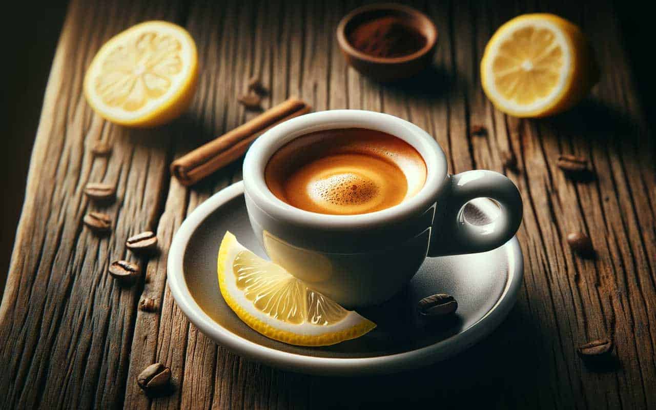 اسپرسو رومانو و اسلایس لیمو
